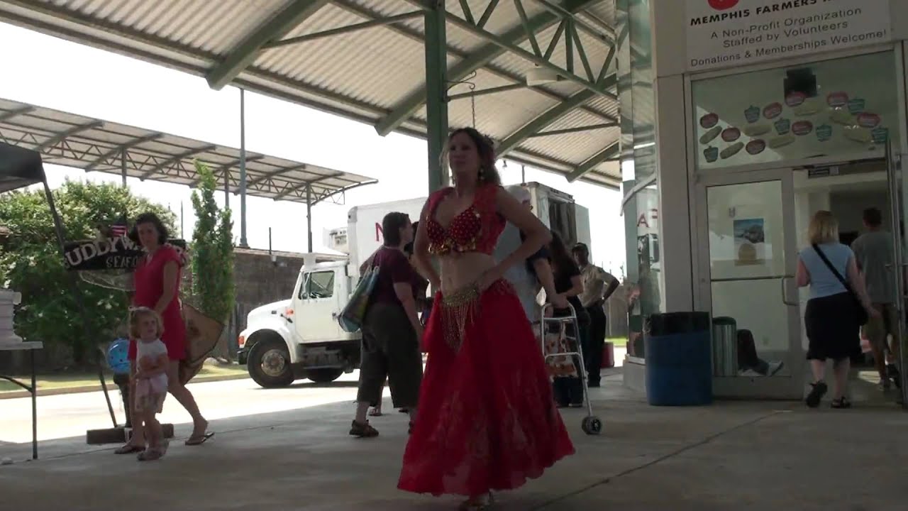 Desert Rose Belly Dancers Live At The Memphis Farmers Market 2010 #2