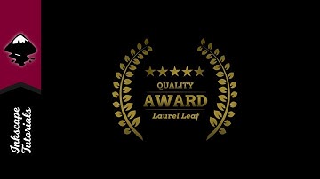Inkscape Tutorial: Create a Laurel Leaf Award Graphic  (Episode #32) @ Ardent Designs