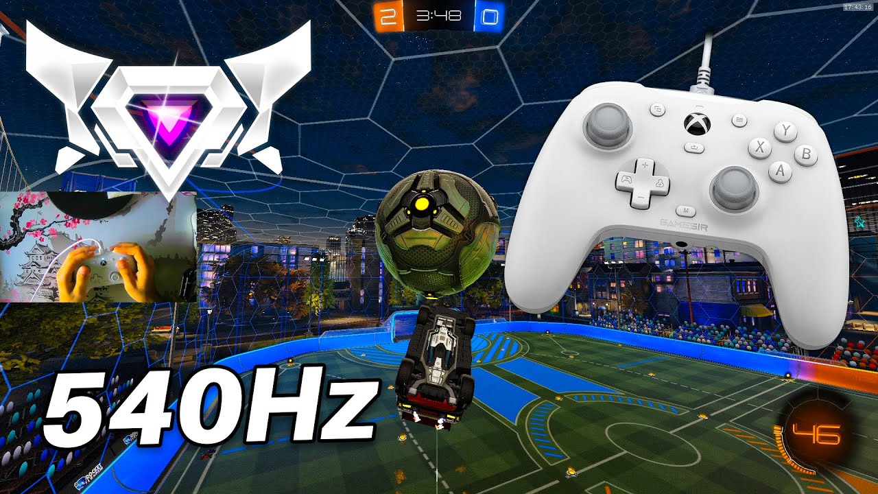 Gamesir G7 HE ASMR 😴 Rocket League Ranked 🏆 Satisfying 360 FPS 4K