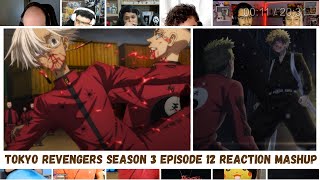 who kill Izana? || Tokyo Revengers Season 3 Episode 12 Reaction Mashup - 東京リベンジャーズ 天竺編 49話 リアクション