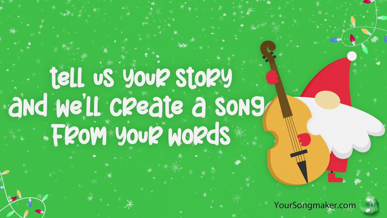 Unique Christmas Gift!  The Gift of Song