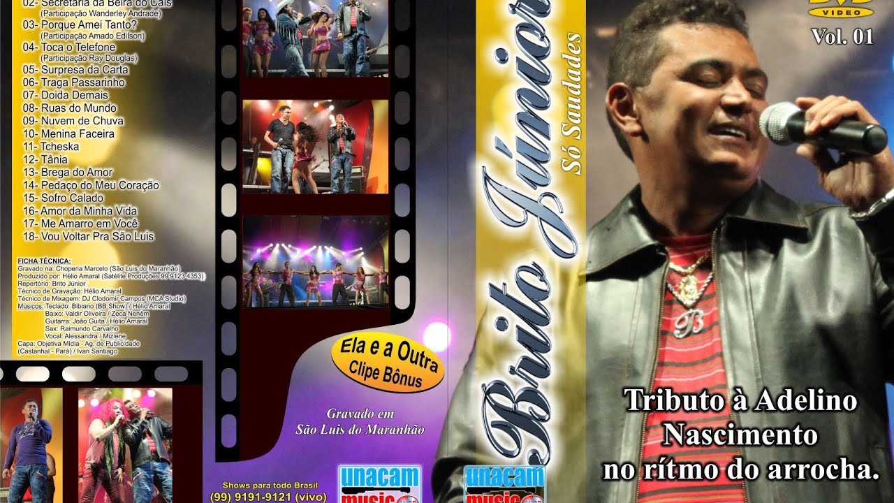 DVD BRITO JÚNIOR TRIBUTO A ADELINO NASCIMENTO