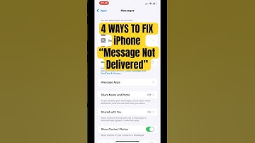 4 ways to Fix iPhone message Not Delivered!