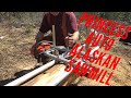 First time using the Princess Auto Alaskan sawmill