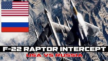 Russian Tu-95 encounter with United States F-22 Raptors.