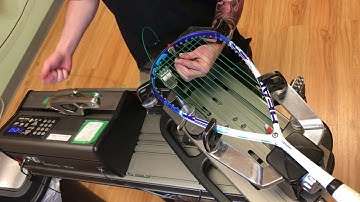 Full Length Movie: How to String a Head Cyano 110 Squash Racquet