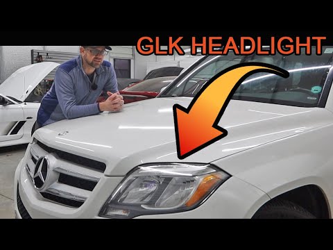 How to Remove and Install 09-15 Mercedes GLK250 – GLK350 Headlight Replacement