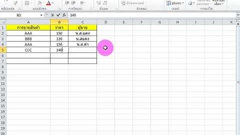 การตรวจสอบความถูกต้องของข้อมูลใน MS Excel