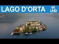 Lago d’Orta - Isola San Giulio - Santuario della Madonna del sasso - 4K DJI mini 3 pro