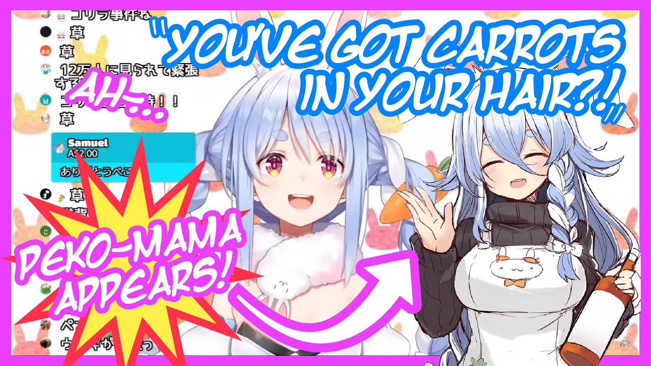 Pekora's Mom Reacts to her Carrots [ENG]