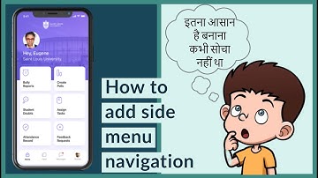 How To Create Professional Side Menu In Kodular - Kodular Free SideBar Layout aia - Hindi ayutech