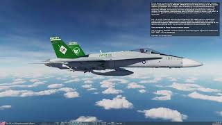 Ф-18 шершень обучени AIM-120 AMRAAM DCS World Stream #dcstutorial