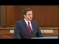 NEWS CONFERENCE: Gov. Ron DeSantis signs $92.2 billion budget