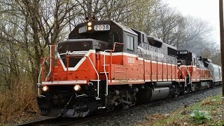 [HD] Ringling Brothers and Barnum & Bailey Circus Train and Providence & Worcester