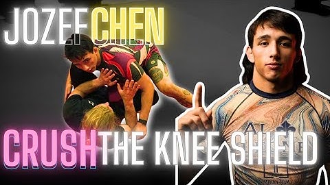 Jozef Chen Shut Down the Knee Shield: Pressure Passing to Chest-to-Chest Control (Half Guard BJJ)