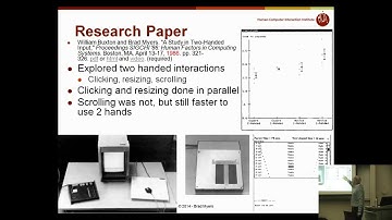 CMU 05 499A  Interaction Techniques HCI P11 Lecture 11