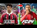 I rebuild ac milan from fifa 14 to fc 24