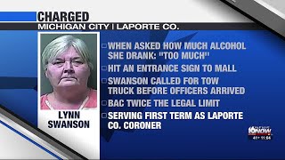 Coroner charged with OWI after SUV crash at Lighthouse Place outlet mall