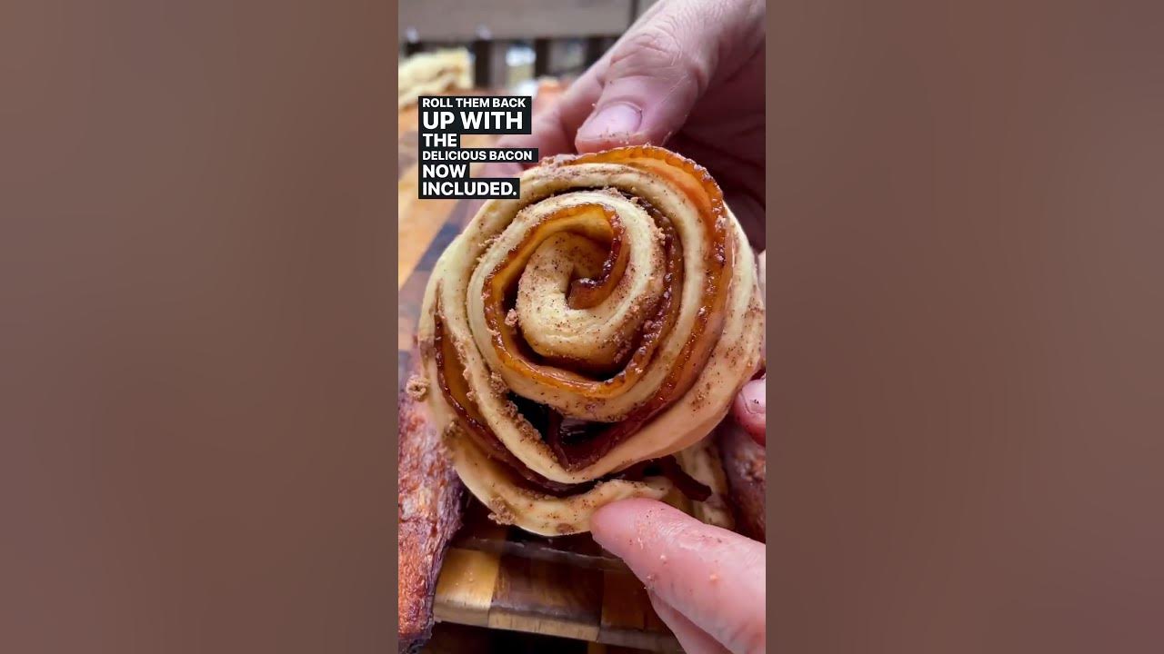 Smoked Cinnamon Rolls Recipe redwhiteandbbq Prime300 Pellet Grill