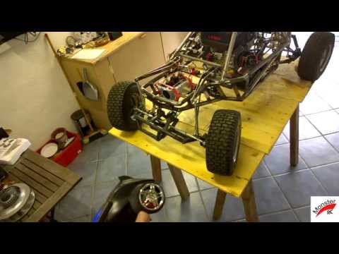 RC Car 1/3 Scale 1/3 Homemade RC Part 1 ( Monster RC )