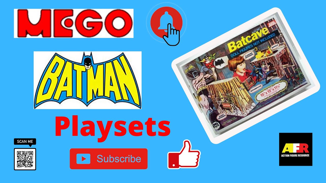 Mego Batman Playsets + FREE Collectors Guide