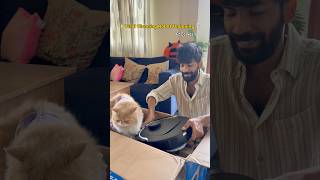 🥰Unboxing Robotic Vacuum Cleaner🤖🧹 #southindian #corporate #cleaning #catdad #cooking