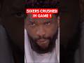 76ers Get Destroyed By New York Knicks In Game 1 #shorts #sixers