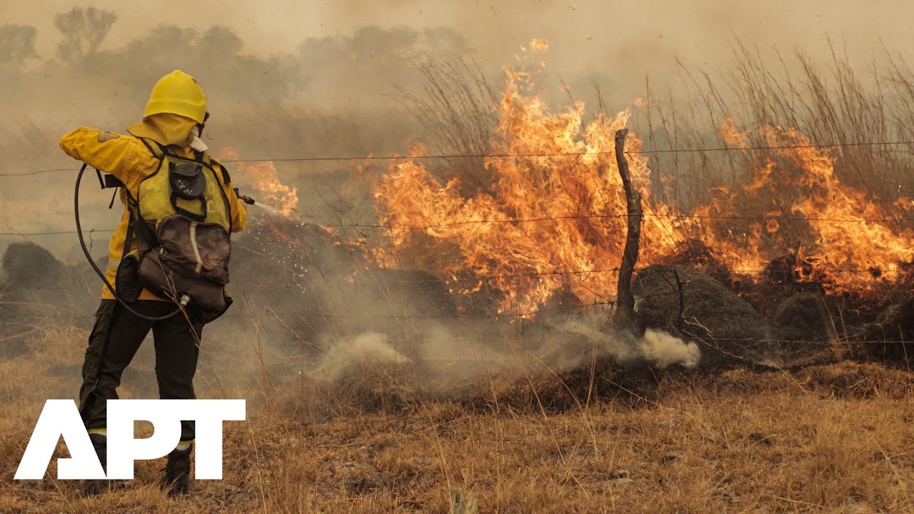 Argentine Firefighters Battle Raging Wildfires in Patagonia’s Chubut Province | APT