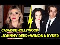 JOHNNY DEPP + WINONA RYDER - CASAIS DE HOLLYWOOD