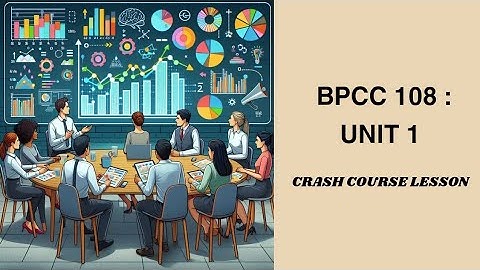 BPCC : 108 Unit 1 - Crash Course Lesson || Entire Lesson in ≈ 1 Hous in Hindi || #ignou #ignoubapch