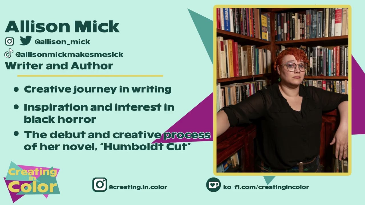 Allison Mick: Writer and Author of "Humboldt Cut"