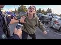Unhinged Karen Causes 3-Car Crash Then Fights Police | Karens Getting Arrested By Police