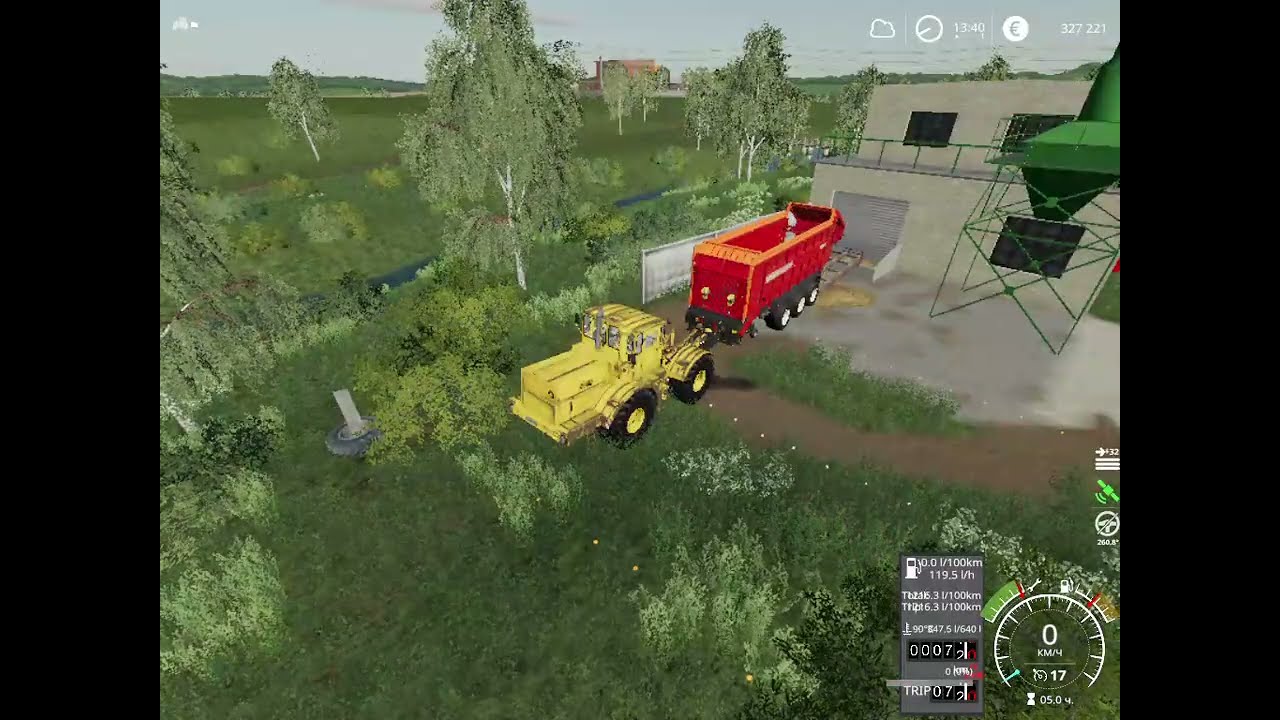 Farming Simulator 19.:Карта Балдейкино:Работа идет. Cерия 53.