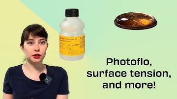 Photo Flo! The science of surface tension and wetting agents!