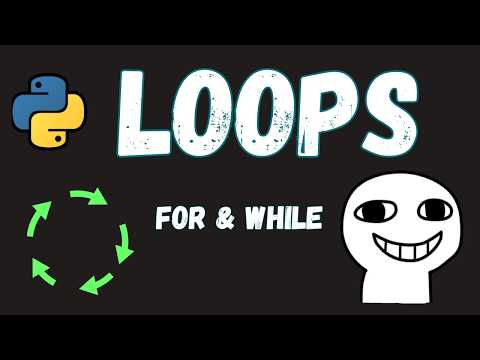 #6 Python Loops in 5 Minutes 🚀 | For Loop and While Loop Made Easy