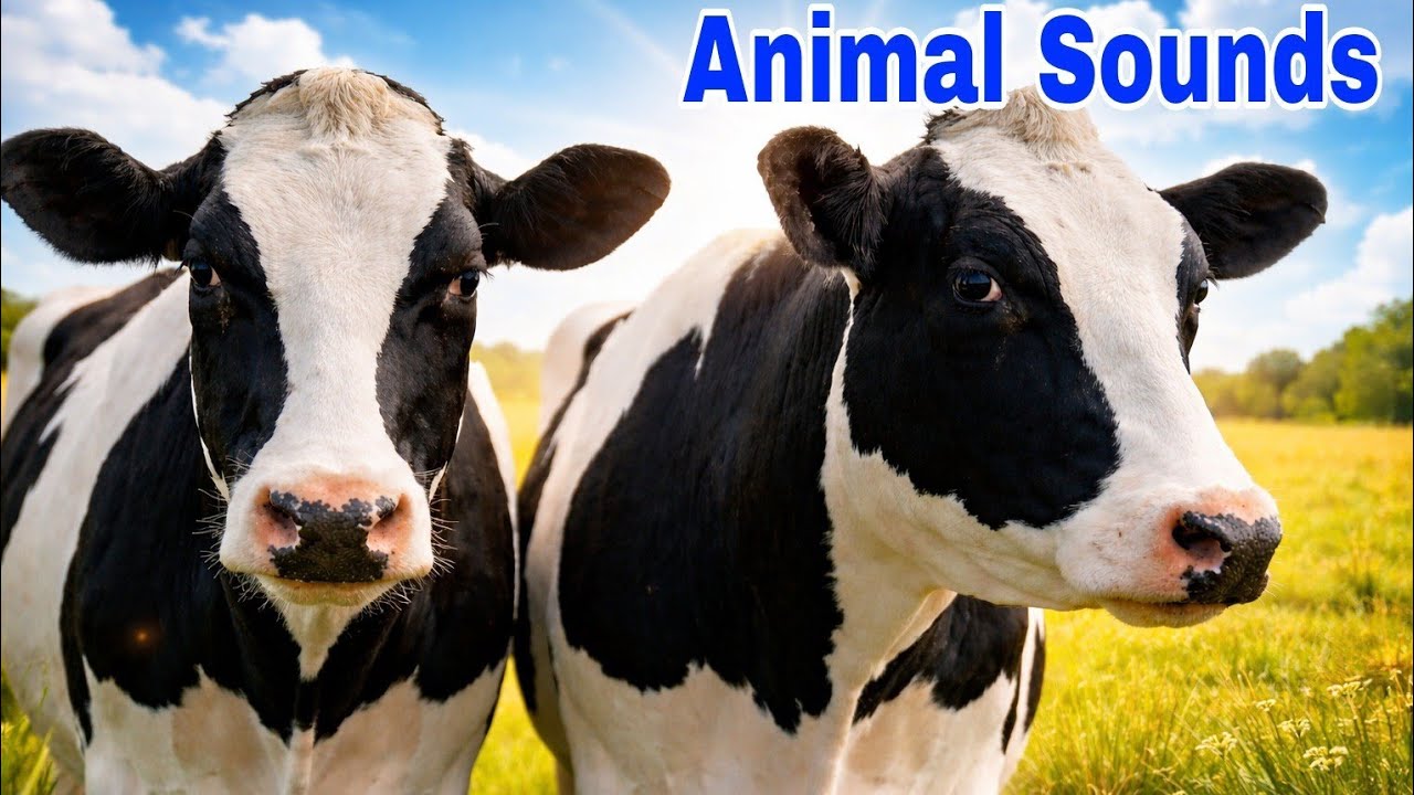 Animal Sounds for Children 🐮🐴 | 20 Amazing Animals @Mr Donkey 