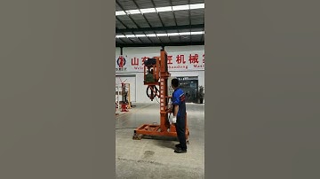 Portable electric engine water well drilling rig, water borehole drilling machine