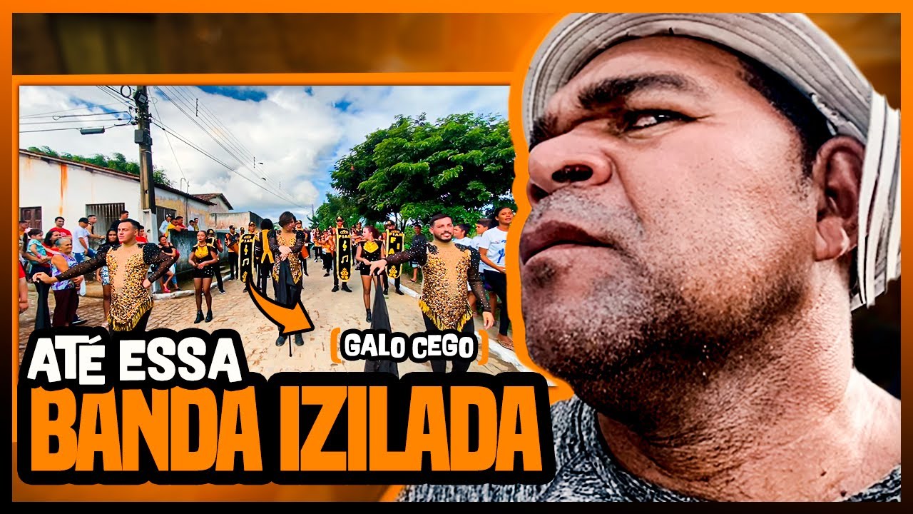 ATÉ A BANDA CANTOU GALO CEGO E ELE PEGOU AR 🤣 | GALO CEGO