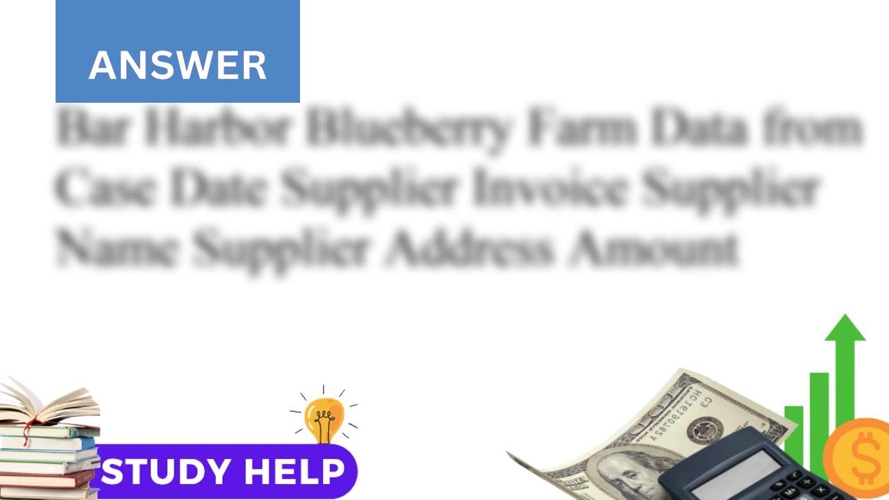 The Bar Harbor Blueberry Farm is a family owned 200 acre farm that