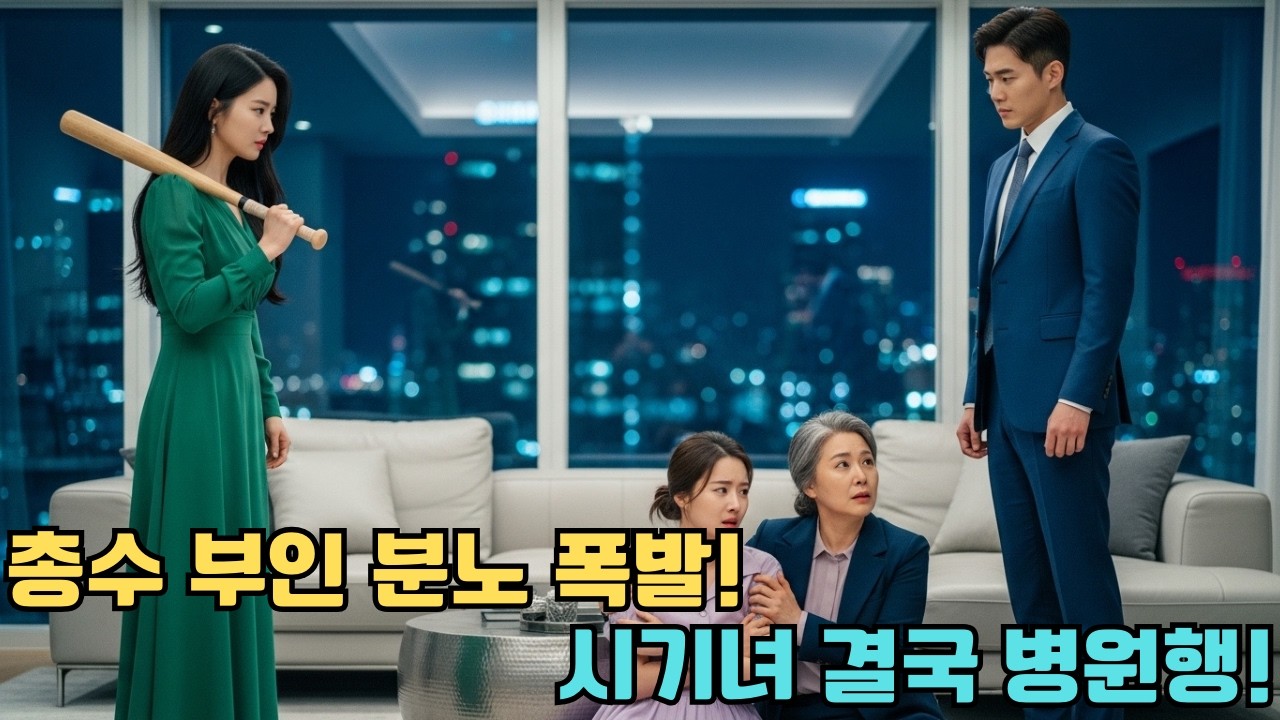 총수 부인, 시기녀를 병원에 보내다, 가족들 경악!