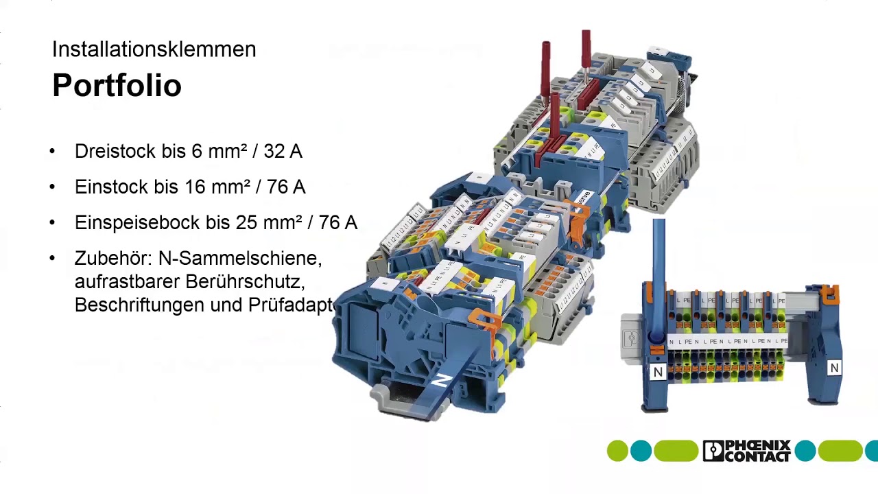 Phoenix Contact  Push-In Anschlusstechnik - der direkte Weg 