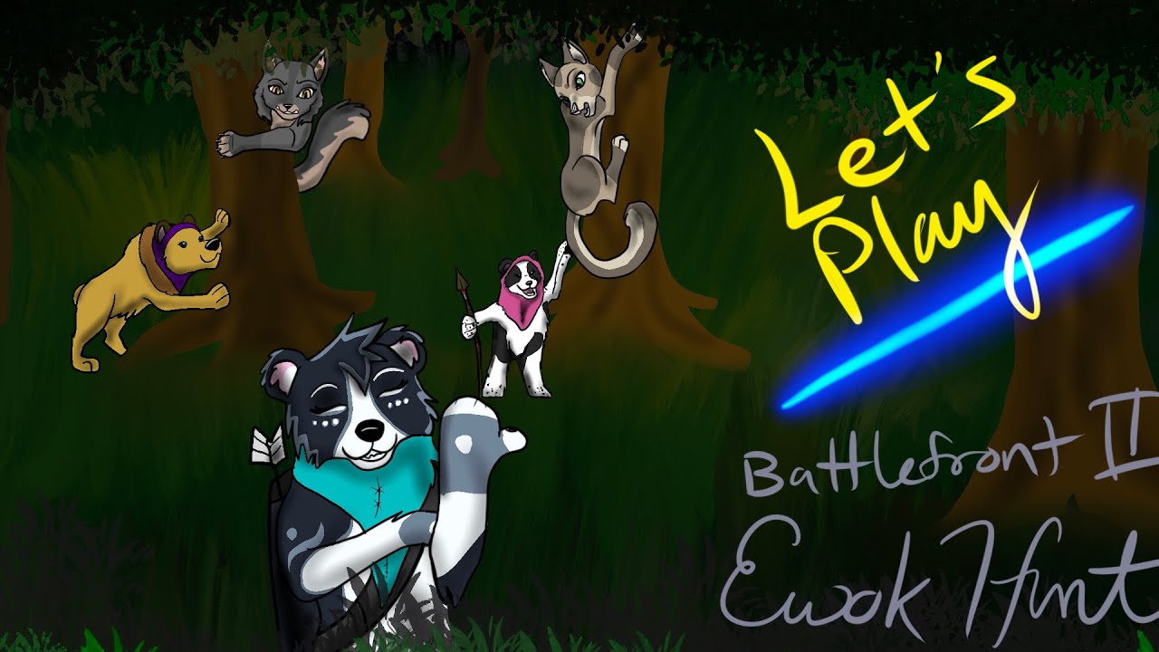 MAN EATING TEDDY BEARS! Let’s Play! Ewok Hunt w/StarGeek127