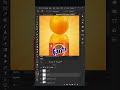 ORANGE JIUCE POST DESIGN. Photoshop Tutorial #shorts