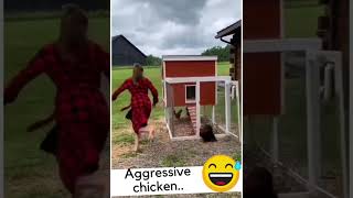 Celebrity Aggressive Chicken.. 😅 #shorts || Ecosenpai Profile