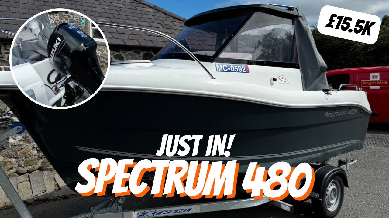 JUST IN: 2022 Spectrum Cabin Fisher with 60hp Suzuki - SPECTACULAR