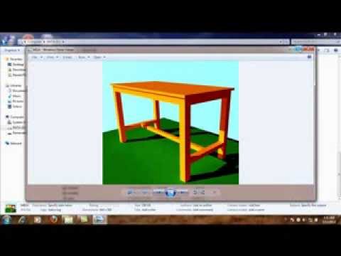 Menggambar Meja  dengan Google SketchUp  8 YouTube