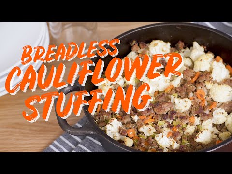 Breadless Cauliflower Stuffing