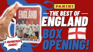 *NEW* Panini Best Of England Football Card Box Opening! 2 Numbered Parallels!