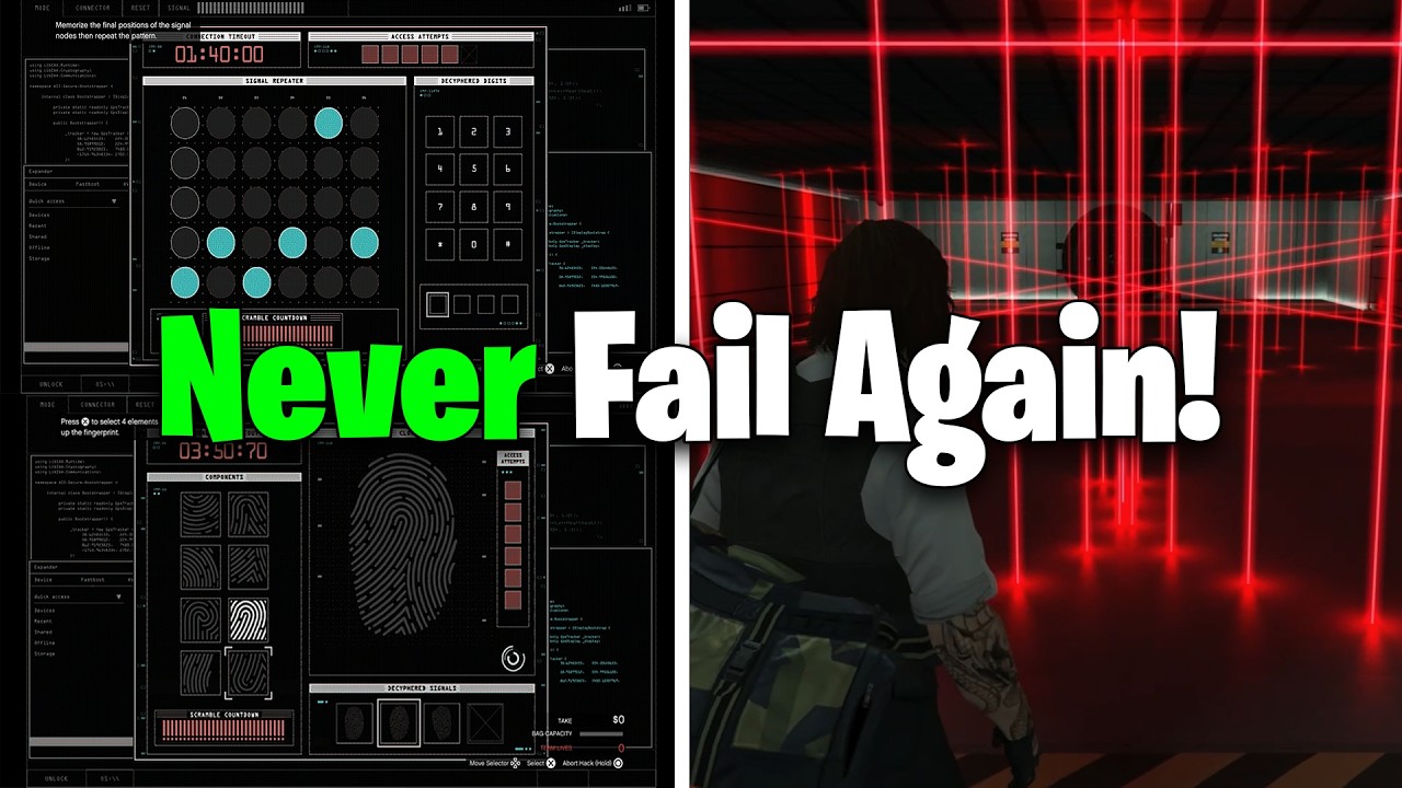 FULL HACKING & LASER GUIDE - GTA Online Kortz Center Heist