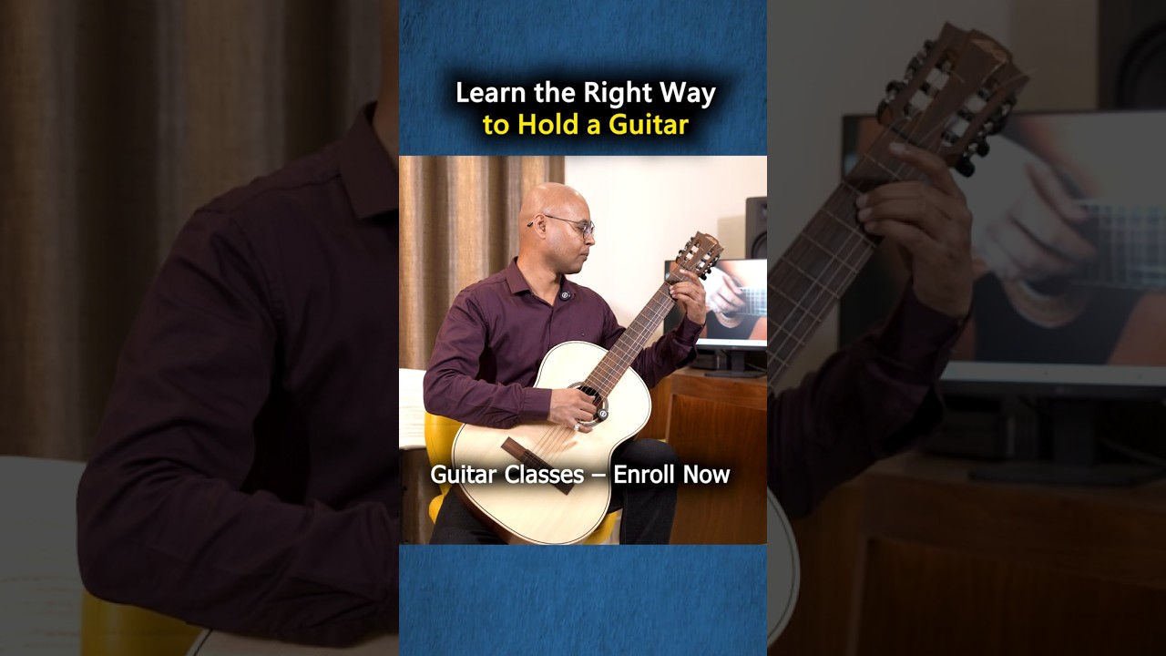 Lesson 2 | Learn the Right Way to Hold a Guitar | Easy Tips for Beginners part5 
